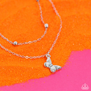 Paparazzi Fly Me To The Beach - Silver Anklet