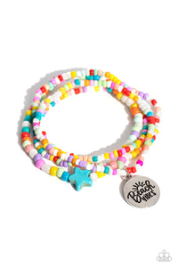 Paparazzi Wave Riding - Multi Stretch Bracelets