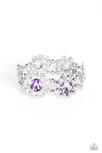 Load image into Gallery viewer, Paparazzi Pact of Petals - Purple Bracelet
