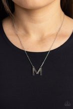 Load image into Gallery viewer, Paparazzi Leave Your Initials - Silver Letter M
