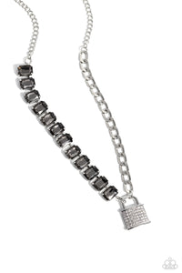 Paparazzi LOCK and Roll - Silver Necklace