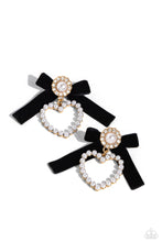 Load image into Gallery viewer, Paparazzi BOW and Then - Gold Earrings
