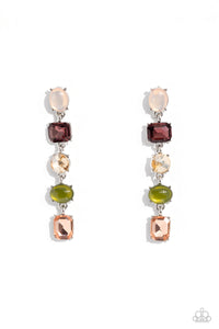 Paparazzi Sophisticated Stack - Multi Earrings