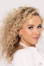 Load image into Gallery viewer, Paparazzi Simply Sinuous - Silver Hoop Earrings
