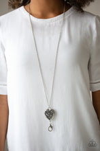 Load image into Gallery viewer, Paparazzi For The Love - Silver Lanyard
