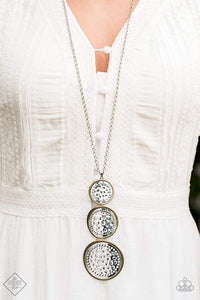 Paparazzi Buckle Down - Brass Necklace
