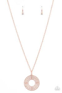 Paparazzi High-Value Target - Copper Necklace