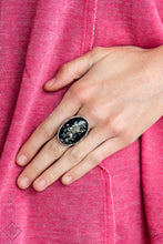 Load image into Gallery viewer, Paparazzi Glittery With Envy - Black Ring
