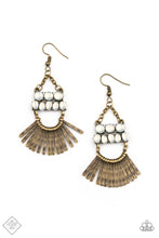 Load image into Gallery viewer, Paparazzi A FLARE For Fierceness - Brass Earrings
