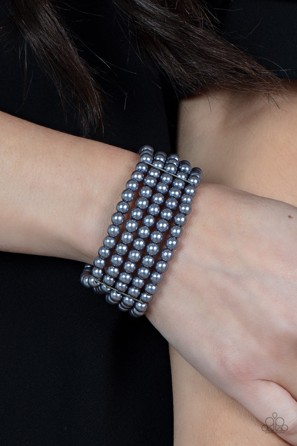 Paparazzi A Pearly Affair - Silver Pearl Bracelet