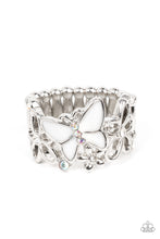 Load image into Gallery viewer, Paparazzi All FLUTTERED Up - White Ring
