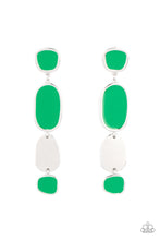 Load image into Gallery viewer, Paparazzi All Out Allure - Green Earrings
