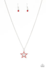 Load image into Gallery viewer, Paparazzi American Anthem - Red Star Necklace
