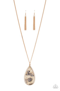 Paparazzi Artificial Animal - Gold Necklace