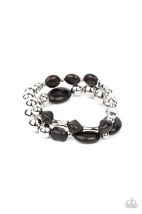 Paparazzi Authentically Artisan - Black Stretch Bracelets