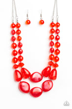 Load image into Gallery viewer, Paparazzi Beach Glam - Red Necklace
