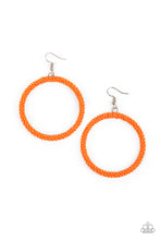 Load image into Gallery viewer, Paparazzi Beauty and the BEACH - Orange Seed Bead Earrings
