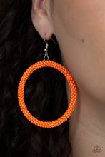 Load image into Gallery viewer, Paparazzi Beauty and the BEACH - Orange Seed Bead Earrings
