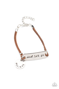 Paparazzi Believe and Let Go - Brown Urban Bracelet
