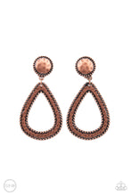Load image into Gallery viewer, Paparazzi Beyond The Borders - Copper Earrings
