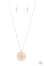 Load image into Gallery viewer, Paparazzi Botanical Bling - Rose Gold Necklace
