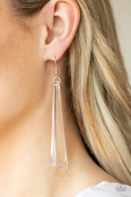Load image into Gallery viewer, Paparazzi Break The Ice - Gold Earring

