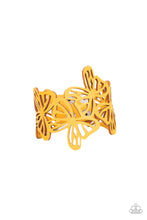 Load image into Gallery viewer, Paparazzi Butterfly Breeze - Yellow Wrap Bracelet
