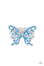 Load image into Gallery viewer, Paparazzi Butterfly Orchard - Blue Butterfly Ring
