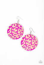 Load image into Gallery viewer, Paparazzi Catwalk Safari - Pink Wooden Earrings

