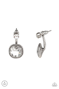 Paparazzi Celebrity Cache - White Jacket Earrings