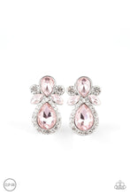 Load image into Gallery viewer, Paparazzi Celebrity Crowd - Pink Clip On Earrings
