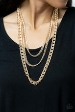 Load image into Gallery viewer, Paparazzi Chain of Champions - Gold Chain Necklace
