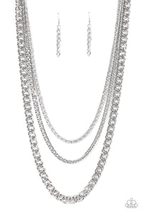 Paparazzi Chain of Champions - Silver Chain Necklace