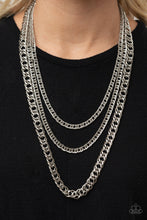 Load image into Gallery viewer, Paparazzi Chain of Champions - Silver Chain Necklace
