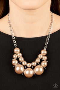 Paparazzi Challenge Accepted - Brown Necklace