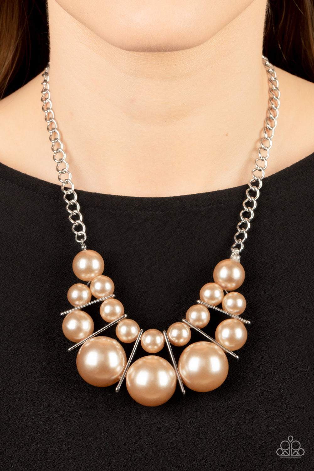 Paparazzi Challenge Accepted - Brown Necklace