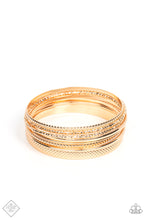 Load image into Gallery viewer, Paparazzi Circlet Circus - Gold Bangle Bracelet
