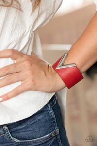 Paparazzi Claws Out - Red Wrap Bracelet