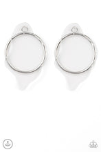 Load image into Gallery viewer, Paparazzi Clear The Way! - White Earrings
