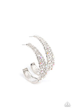 Load image into Gallery viewer, Paparazzi Cold As Ice - Multi Hoop Earrings
