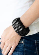 Load image into Gallery viewer, Paparazzi Colorfully Congo - Black Wooden Bracelet
