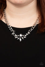 Load image into Gallery viewer, Paparazzi Come at Me - Silver Necklace
