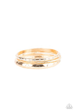 Load image into Gallery viewer, Paparazzi Confidently Curvaceous - Gold Bangle Bracelets
