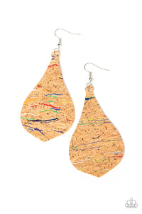 Paparazzi Cork Coast - Multi Cork Earring