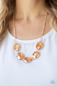 Paparazzi Cosmic Closeup - Gold Necklace