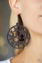 Load image into Gallery viewer, Paparazzi Cosmic Paradise - Brown Wooden Earrings
