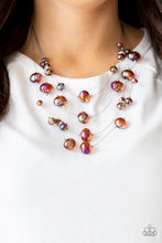 Load image into Gallery viewer, Paparazzi Cosmic Real Estate - Blue/Brown Iridescent Necklace
