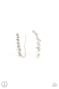 Paparazzi Couture Crawl - White Ear Crawlers