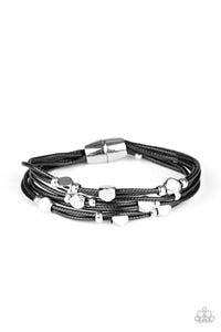 Paparazzi - Cut The Cord - Black Bracelet
