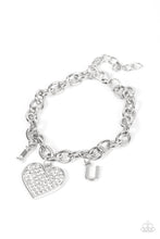 Load image into Gallery viewer, Paparazzi Declaration of Love - White Bracelet
